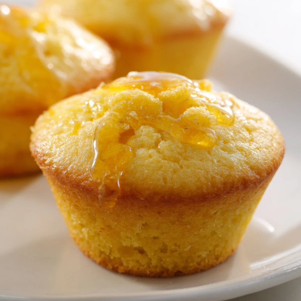 Honey Butter Cornbread Muffins