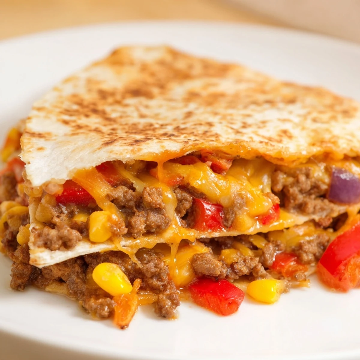 Golden, crispy Sheet Pan Quesadillas with melted cheese and savory filling, ready to serve and enjoy.