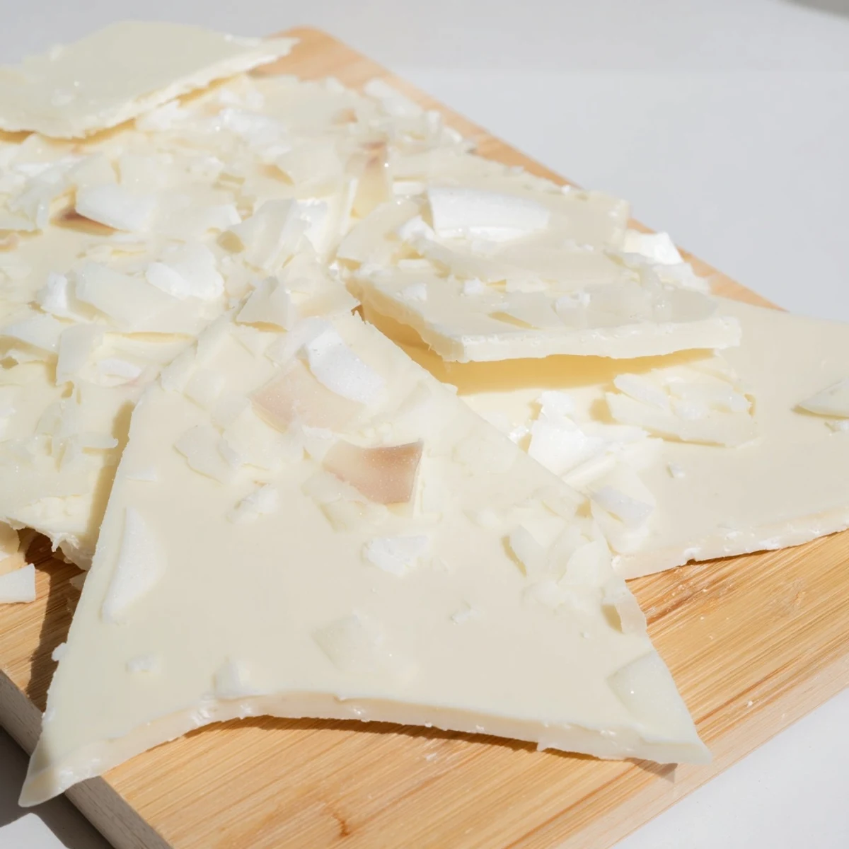 Flaky sea salt finishes the artful assembly of The Arctic Tundra dessert's ice and cheese.