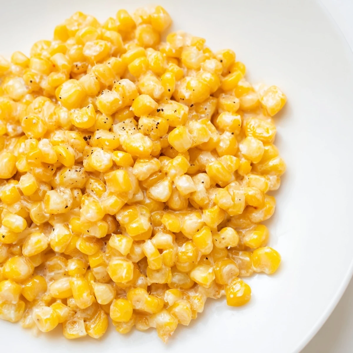 Golden, caramelized honey butter skillet corn, a comforting side dish with cream cheese.
