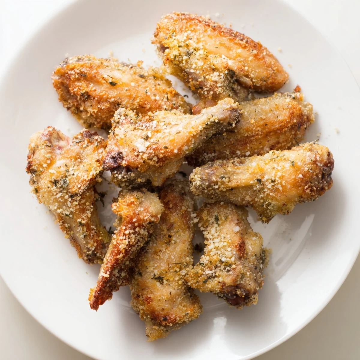 Freshly baked and golden brown — these flavorful Baked Parmesan Chicken Wings are incredibly satisfying.