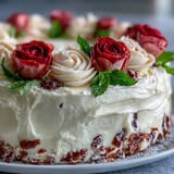 Graduation Sheet Cake Buttercream Roses