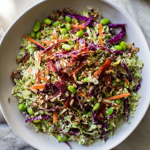 Crunchy Cabbage Edamame Salad