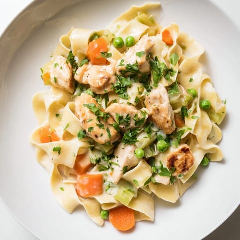 Creamy Chicken Egg Noodles