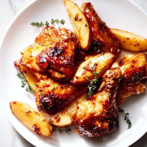 Sticky Maple Apple Chicken