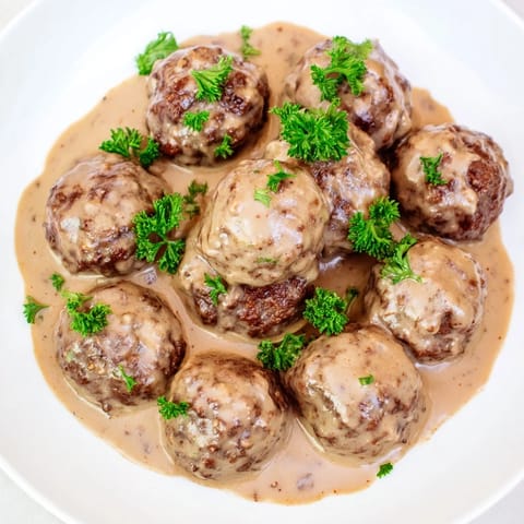 Swedish Meatballs Creamy Sauce