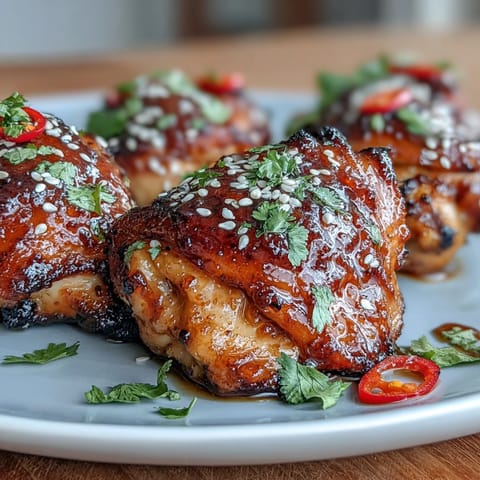 Sticky chili jam chicken glaze with caramelized skin and a sweet-spicy finish, perfect for weeknight dinners or casual gatherings.