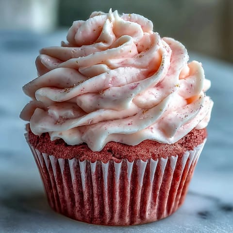 Galentines Pink Velvet Cupcakes
