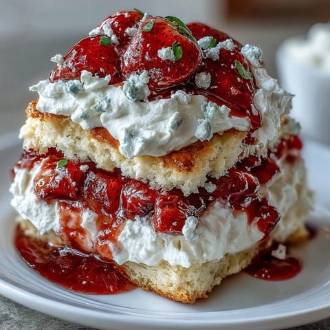 Valentines Strawberry Shortcake