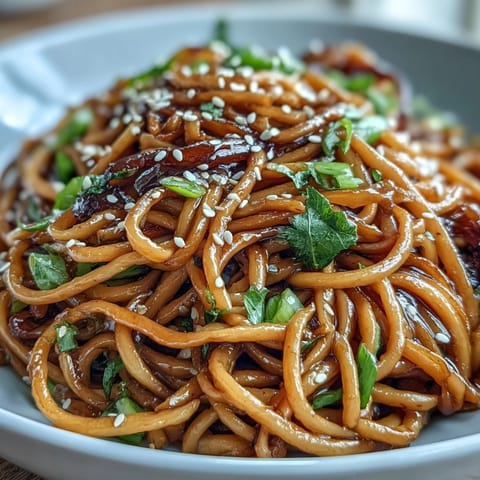 Asian Ginger Scallion Noodles