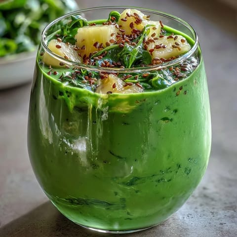 Green Shamrock Smoothie Pineapple