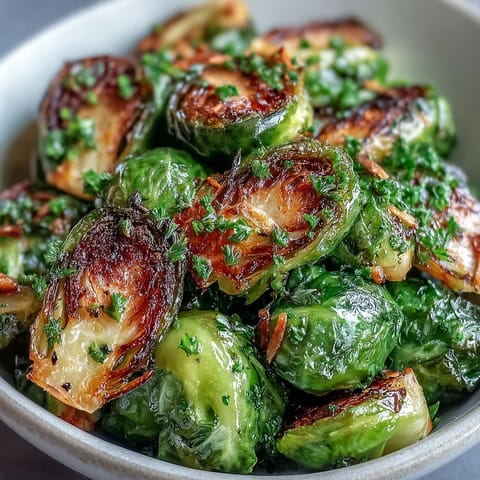Herb Lemon Brussels Sprouts