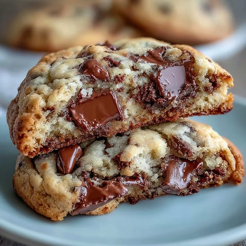 1. Soft cottage cheese chocolate chip cookies with gooey melted chocolate and a tender, chewy texture.
