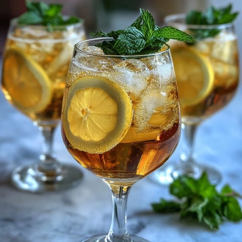 A refreshing Limoncello Spritz Mocktail with vibrant lemon slices and sparkling bubbles, perfect for summer sipping.