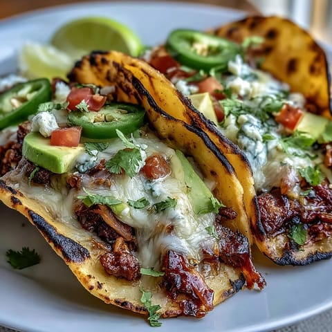 Festive Cinco de Mayo taco bar spread with grilled chicken, beef, and toppings for DIY tacos.