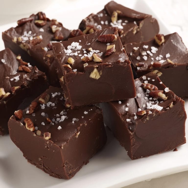 Homemade Easy Chocolate Fudge, wonderfully rich and creamy, perfect for a special treat or gift-giving.