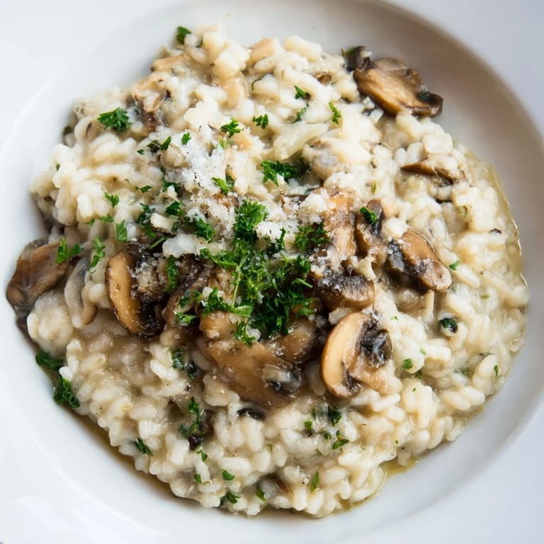 Imagine the rich, creamy texture of this Stove-Top Creamy Risotto, perfectly cooked and aromatic!