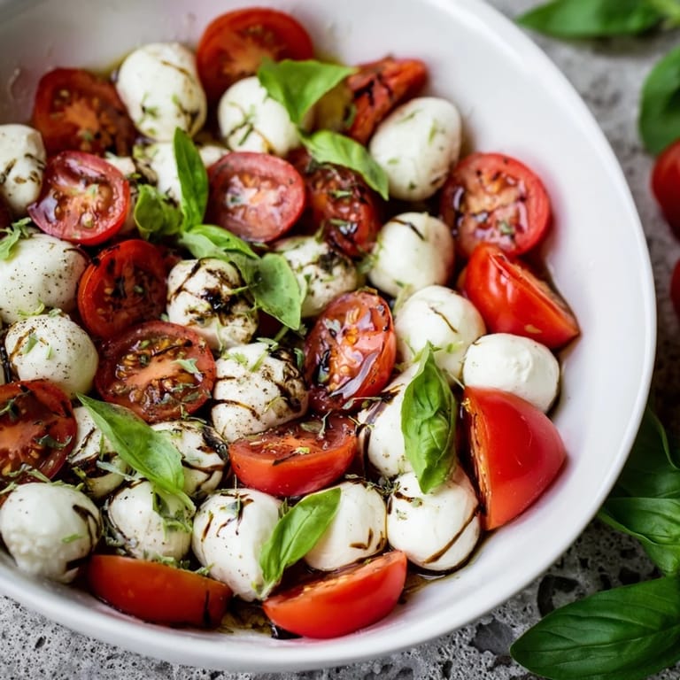 These Fresh Caprese Salad Skewers offer a delightful mix of tomato, mozzarella, and basil flavors.