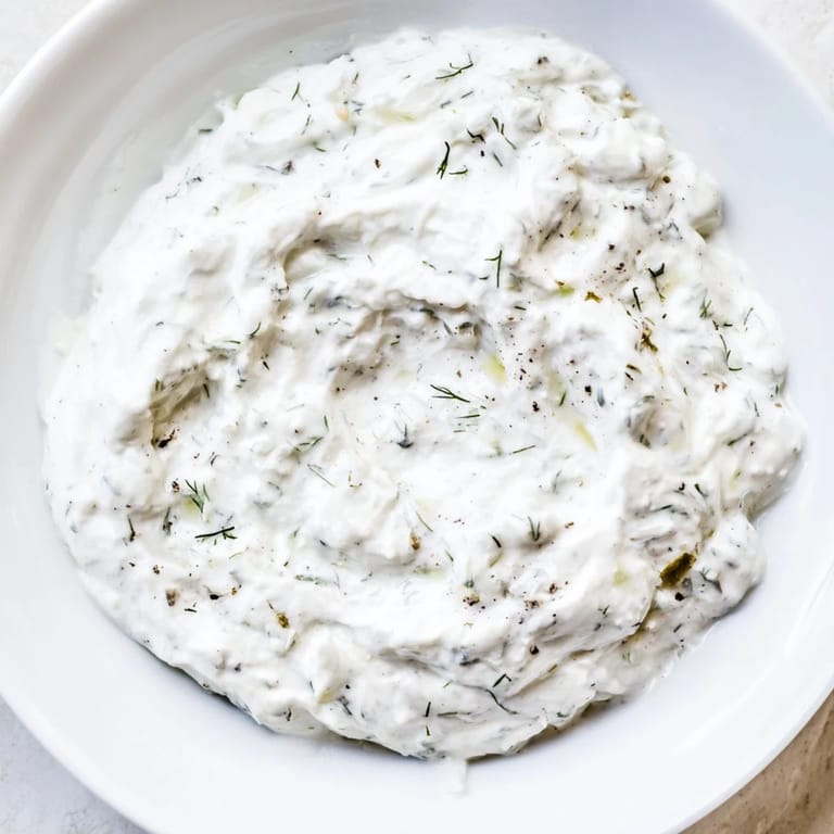 Homemade Greek Yogurt Ranch Dip, pictured alongside colorful veggie sticks for easy snacking and dipping enjoyment.