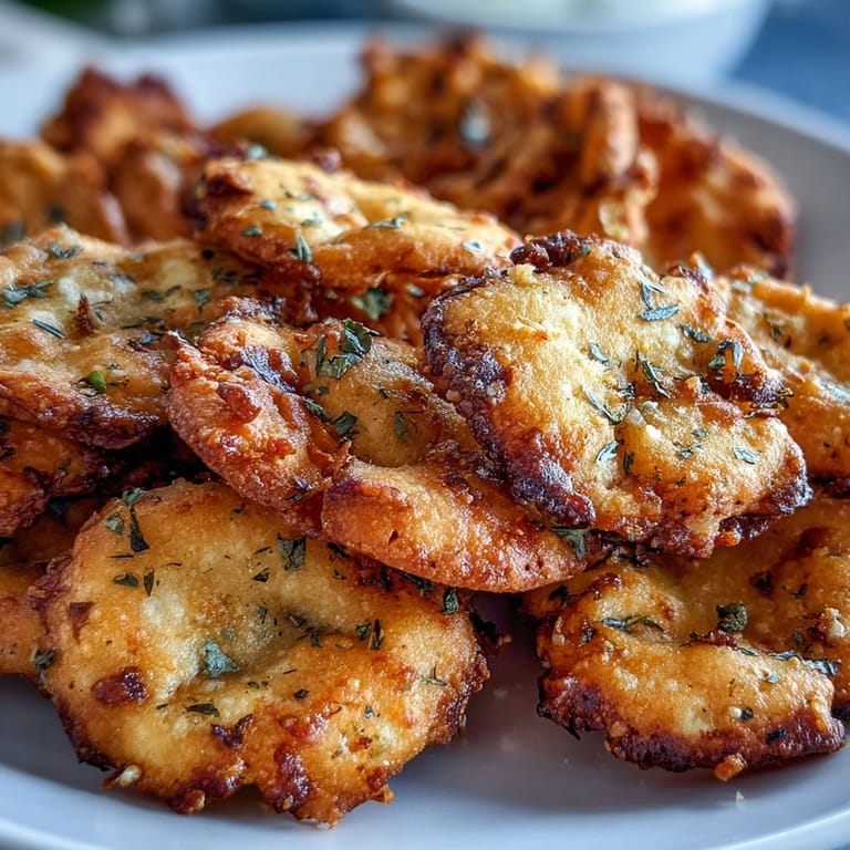 Crispy Ranch Oyster Crackers tossed in savory seasoning, perfect for game day appetizers or party munching.
