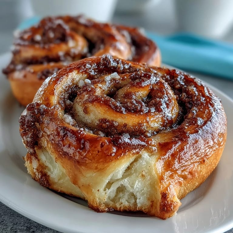 Warm homemade bagels with Greek yogurt dough and sweet cinnamon filling, ready for breakfast.