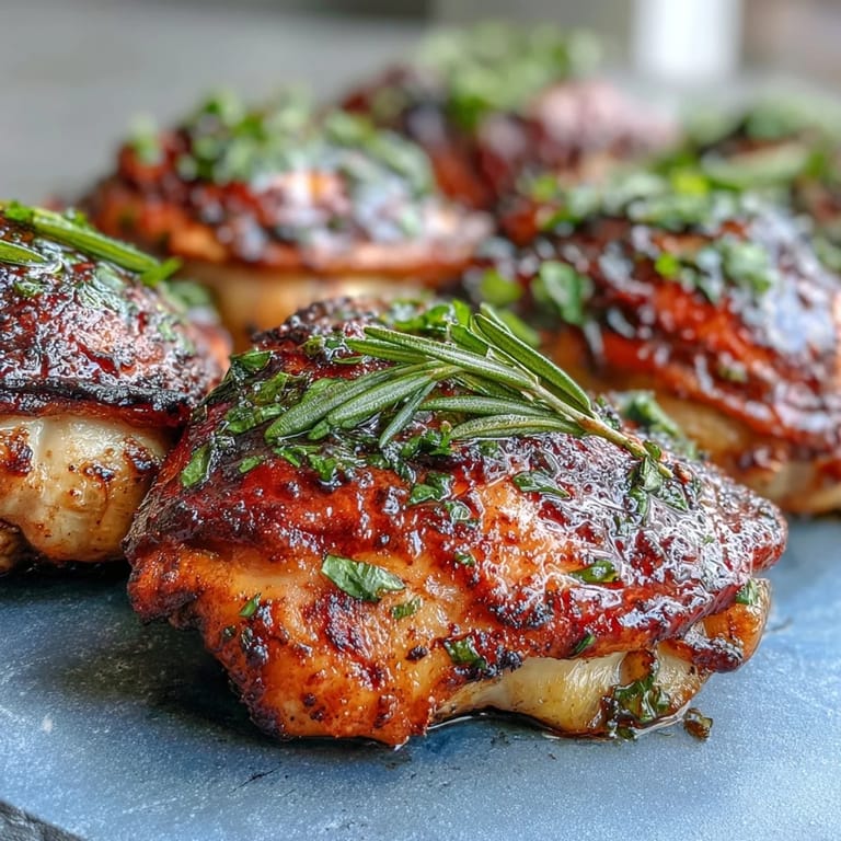 Lemon herb marinated whole chicken, golden and juicy, served with crisp baby potatoes roasted to perfection.  