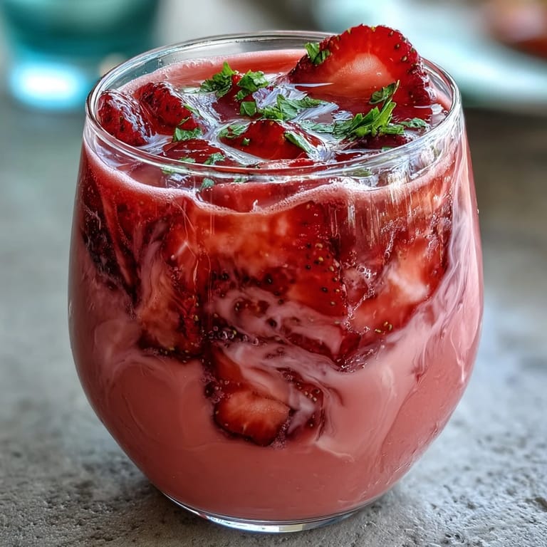 Chilled Pink Starburst Refresher bursting with berry and citrus flavors, perfect for a cooling summer treat.