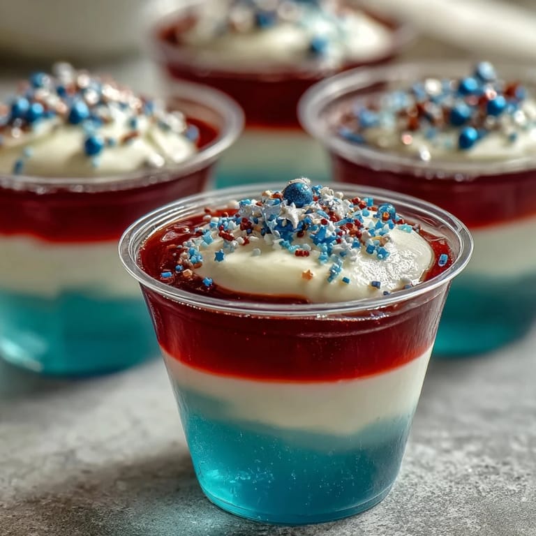 Audience-pleasing 4th of July Firecracker Jello Shots ready for a summer party.